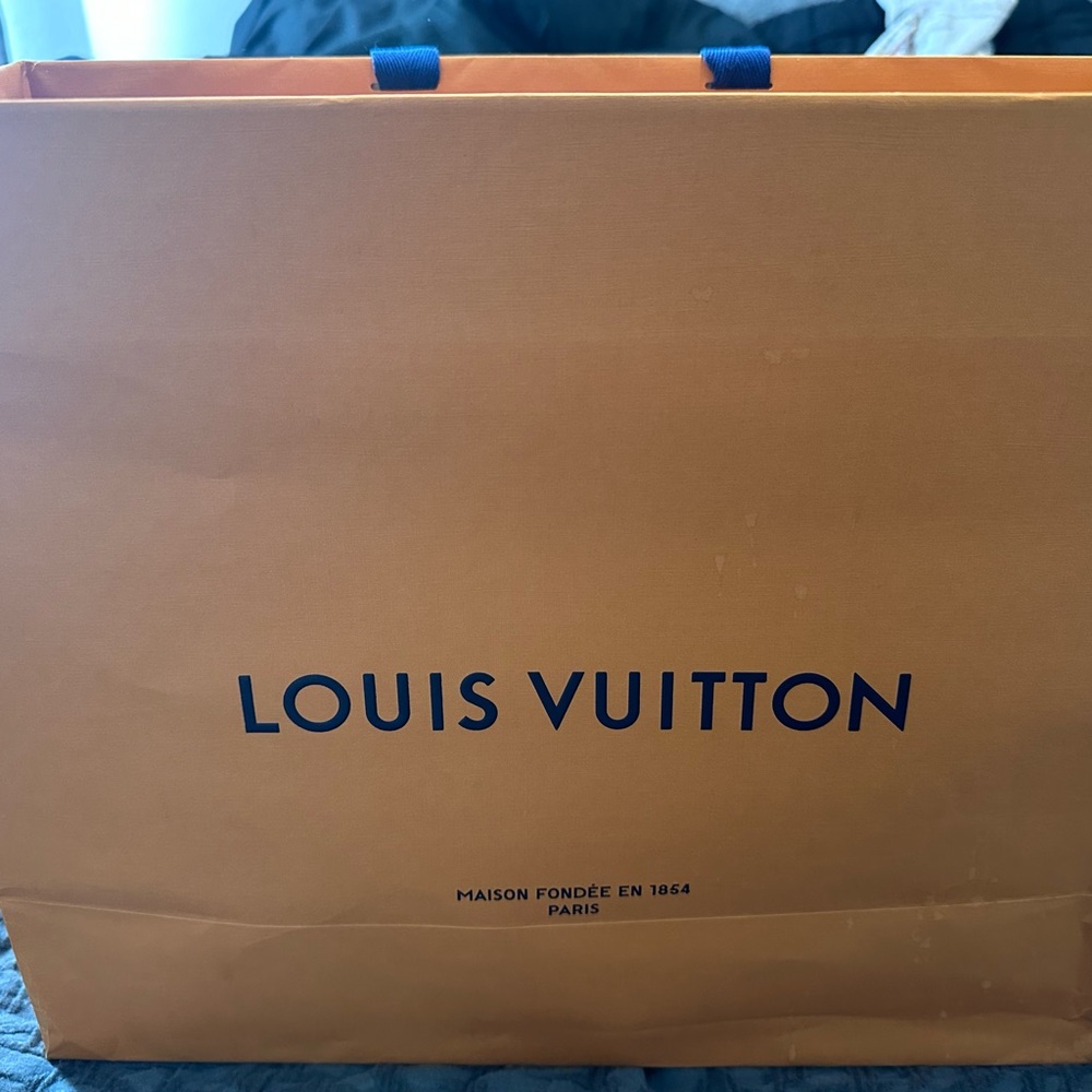 Louis Vuitton leather & suede combat boot size 37